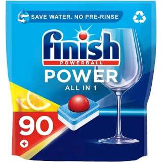 Finish Power All in 1 Lemon tablety do umývačky riadu, 90 ks