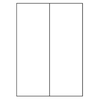 Etikety samolepiace 105x297mm, biele