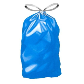 Vrecia do koša 120L, zaťahovacie, LDPE, 40my
