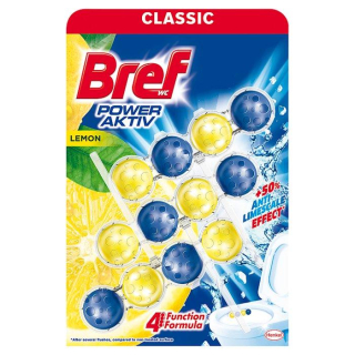 Bref WC Power Aktiv Lemon 3x50g